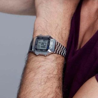 RELOJ DIGITAL PLATA CASIO