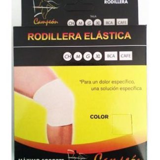 RODILLERA ELASTICA NEGRA CH CAMPEON