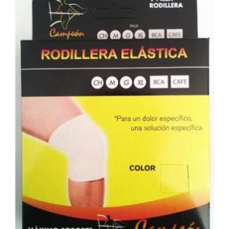 RODILLERA ELASTICA NEGRA MED CAMPEON