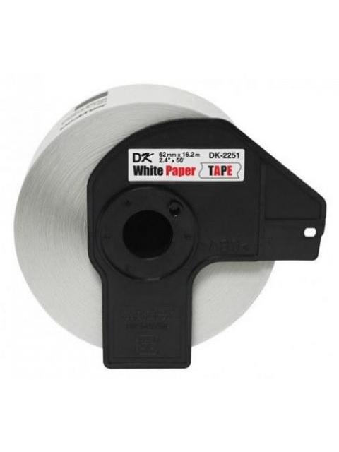 CINTA BROTHER DK-2251 NEGRO Y ROJO SOBRE BLANCO 6.2CM X 15.2M - Image 3