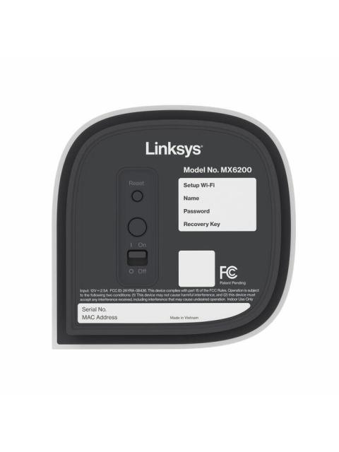 ROUTER LINKSYS ETHERNET DE BANDA TRIPLE MX6202 CON WIFI EN MALLA INALAMBRICO 1X RJ-45 2.4-5GHZ - 2 PIEZAS - Image 6