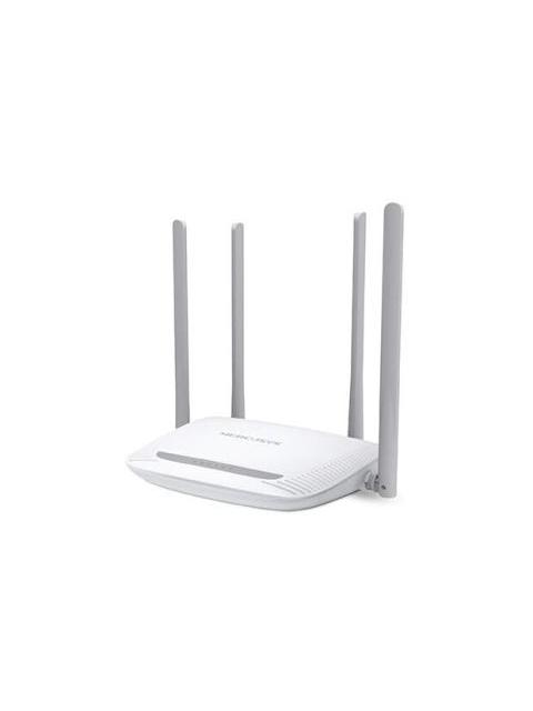 ROUTER MERCUSYS FAST ETHERNET MW325R INALAMBRICO 300 MBIT-S 2.4GHZ CON 4 ANTENAS OMNIDIRECCIONALES DE 5DBI