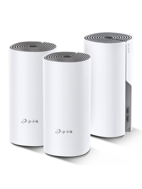 ROUTER TP-LINK CON SISTEMA DE RED WI-FI EN MALLA AC1200 DECO E4 867MBIT-S 2.4-5GHZ 2 ANTENAS INTERNAS - 3 PIEZAS - ¡COMPRA PRODUCTOS DECO TP LINK Y PARTICIPA PARA GANAR UN ROUTER ARCHER AX53!