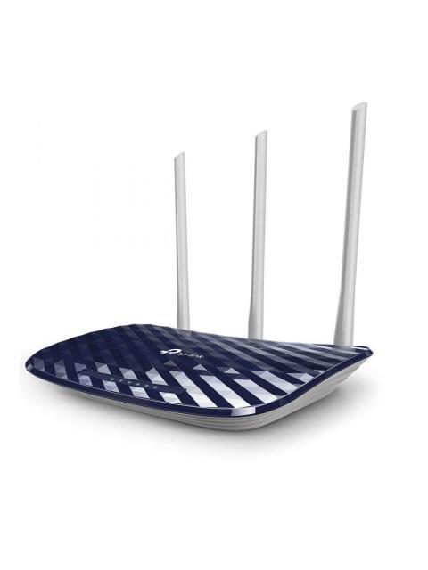 ROUTER TP-LINK FAST ETHERNET DE BANDA DUAL ARCHER C20 AC750 INALAMBRICO 433MBIT-S 5X RJ-45 2.4-5GHZ CON 3 ANTENAS EXTERNAS