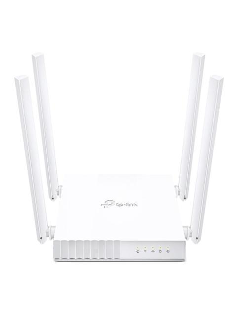 ROUTER TP-LINK FAST ETHERNET DE BANDA DUAL FIREWALL ARCHER C24 INALAMBRICO 433MBIT-S 5X RJ-45 2.4-5GHZ 4 ANTENAS EXTERNAS