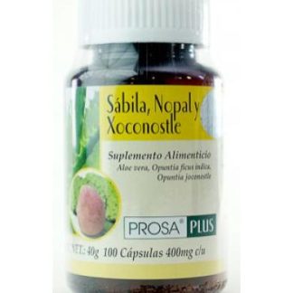 SABILA NOPAL Y XOCONOSTLE PLUS 100 CAP PROSA