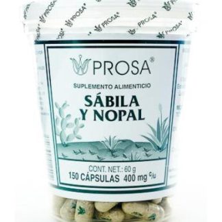 SABILA Y NOPAL 150 CAP PROSA
