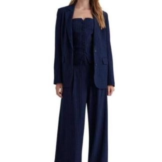 SACO CON SOLAPA AZUL MARINO HOLLY LAND