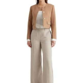 SACO CUELLO REDONDO CAMEL HOLLY LAND