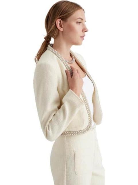 SACO SACO CORTO CON APLICACION MARFIL HOLLY LAND - Image 3