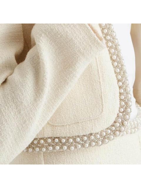 SACO SACO CORTO CON APLICACION MARFIL HOLLY LAND - Image 5