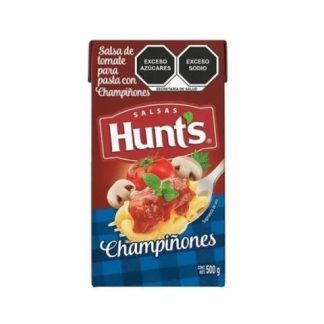 SALSA CHAMPIÑONES HUNTS 500 GR