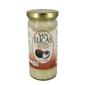 SAN LUCAS ACEITE DE COCO EXTRA VIRGEN 230 ML COMESTIBLE ALIMENTOS SANOL