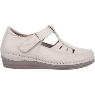 SANDALIA AJUSTABLE BEIGE SHOSH CONFORT