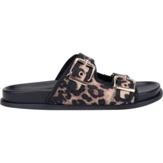 SANDALIA ANIMAL PRINT NEGRO VI LINE FASHION