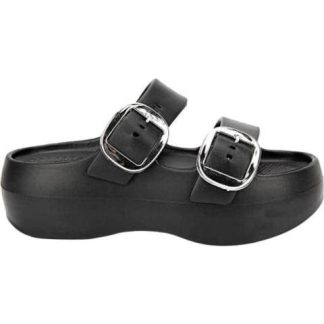 SANDALIA CHUNKY NEGRO GREEN BOX