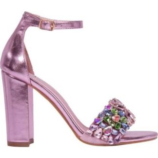 SANDALIA CON BRILLOS ROSA BELINDA PEREGRIN