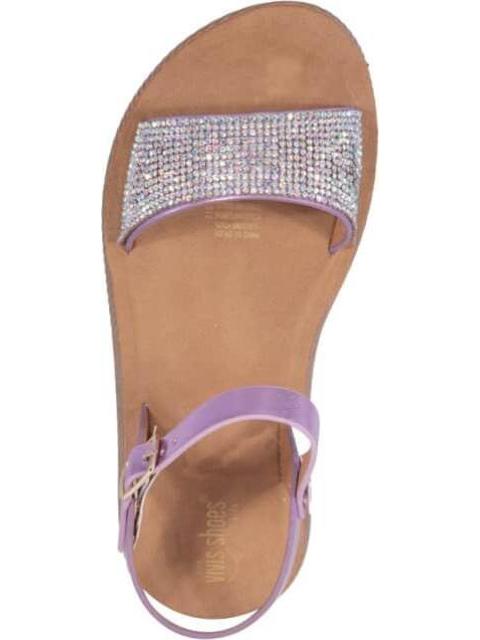 SANDALIA CON BRILLOS ROSA VIVIS SHOES KIDS - Image 3