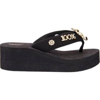 SANDALIA CON PLATAFORMA NEGRO BANANA PRICE