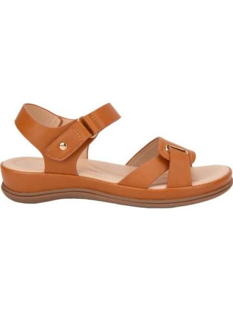SANDALIA CONFORT COGNAC SHOSH