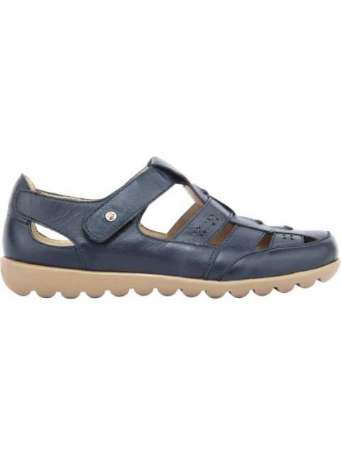 SANDALIA DE PIEL AZUL MARINO JARKING SHOES
