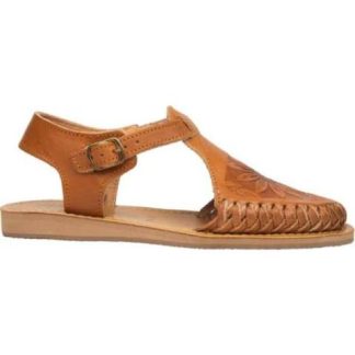 SANDALIA DE PIEL CAMEL VIVIS SHOES KIDS