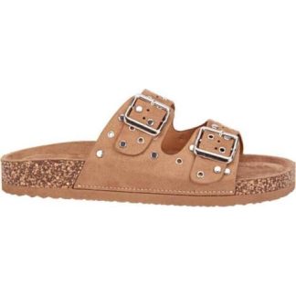 SANDALIA ESTOPEROLES CAMEL VI LINE FASHION
