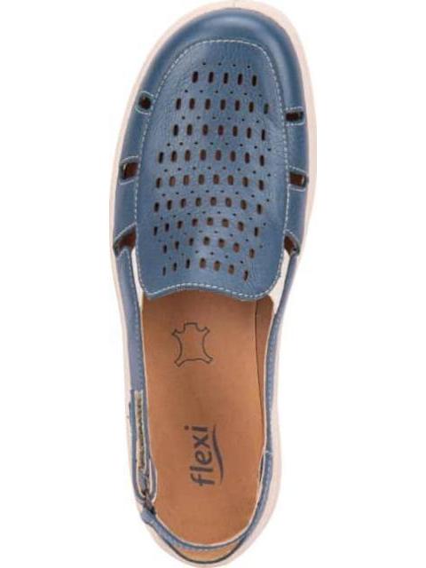 SANDALIA PERFORADA AZUL FLEXI - Image 4