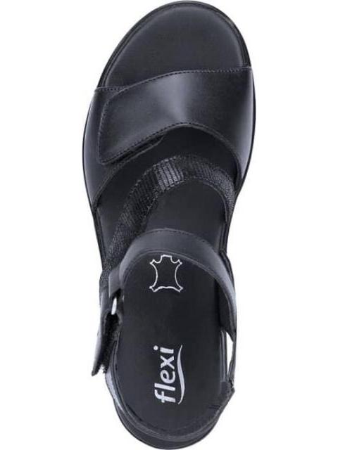 SANDALIA VELCROS NEGRO FLEXI - Image 3
