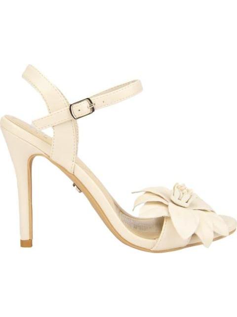 SANDALIA FLOR BEIGE/HUESO THALIA SODI