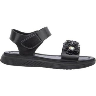 SANDALIA FLORES NEGRO VIVIS SHOES KIDS