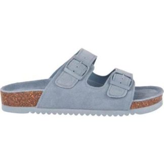 SANDALIA GAMUZA AZUL VI LINE