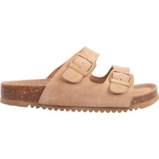 SANDALIA GAMUZA CAMEL VI LINE