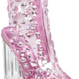 SANDALIA MICA CON BRILLOS ROSA THALIA SODI