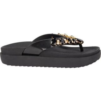 SANDALIA PEDRERIA NEGRO BANANA PRICE