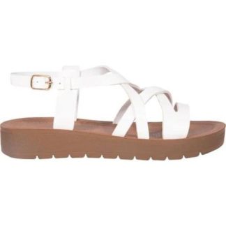 SANDALIA PLANA BLANCO VI LINE