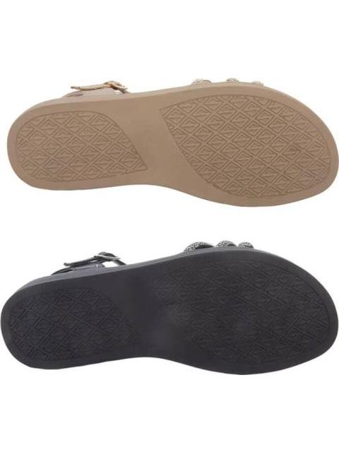 SANDALIA PLANA CON BRILLOS MULTICOLOR VI LINE - Image 4