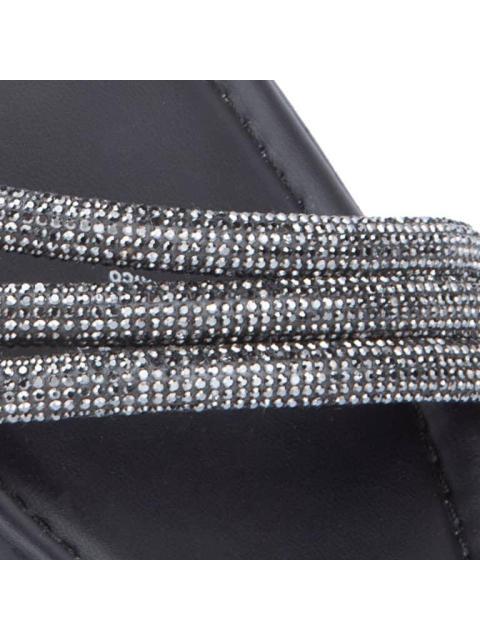 SANDALIA PLANA CON BRILLOS MULTICOLOR VI LINE - Image 7