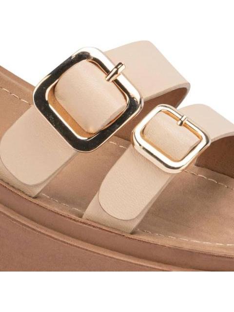 SANDALIA PLANA NUDE VI LINE - Image 6
