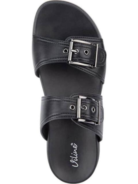 SANDALIA PLANA NEGRO VI LINE - Image 4