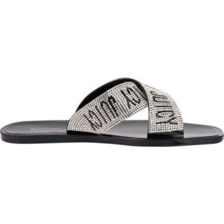 SANDALIA PLANA NEGRO BANANA PRICE