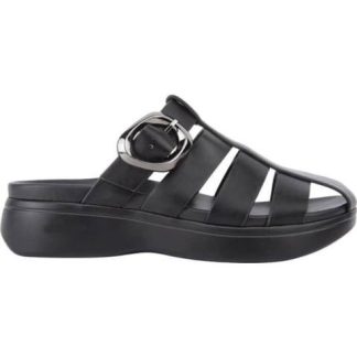 SANDALIA PLANA NEGRO VI LINE