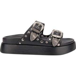 SANDALIA PLANA NEGRO VI LINE FASHION