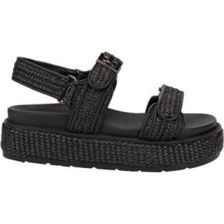 SANDALIA PLANA NEGRO VI LINE FASHION