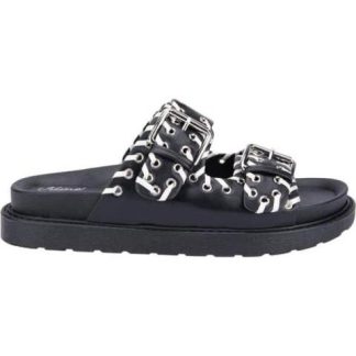 SANDALIA PLANA NEGRO VI LINE FASHION