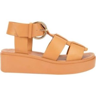 SANDALIA PLANA ROMANA COGNAC VI LINE