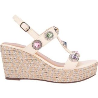 SANDALIA PLATAFORMA BEIGE/HUESO VI LINE FASHION