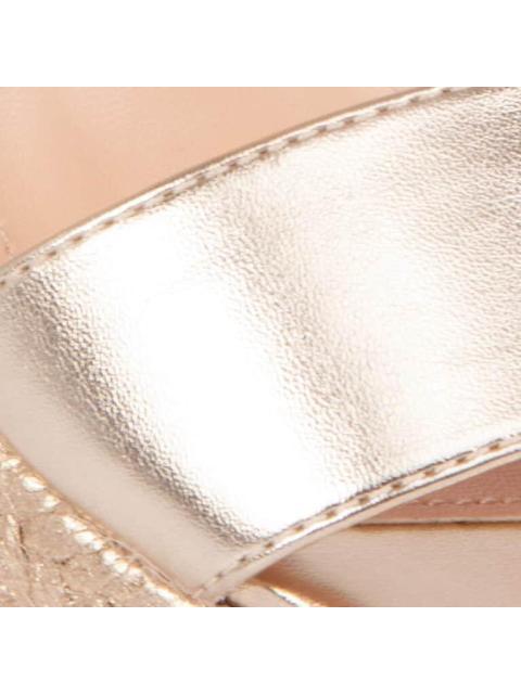 SANDALIA PLATAFORMA ORO BELINDA PEREGRIN - Image 6