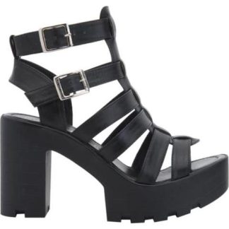 SANDALIA PLATAFORMA NEGRO SAO PAULO