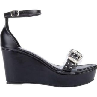 SANDALIA PLATAFORMA NEGRO VI LINE FASHION